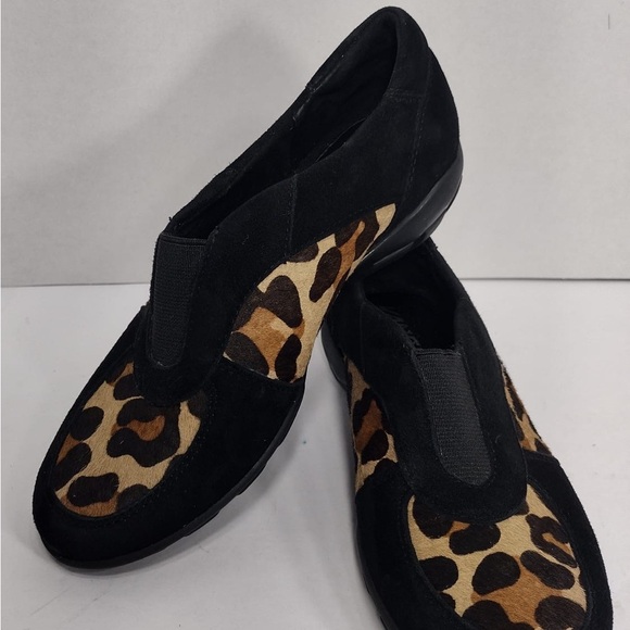 Vaneli Black and Brown Sneakers Comfort size 4 pre owned Exellent condition - Picture 4 of 10